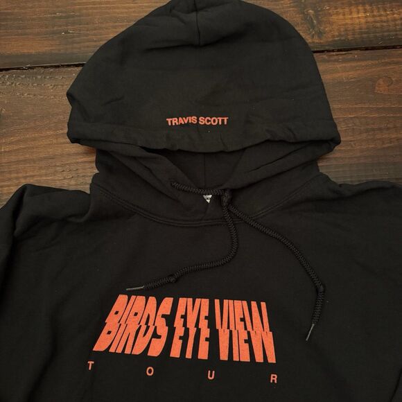 Travis Scott Birds Eye View Tour Fear the Flock Hoodie - Picture 4 of 9